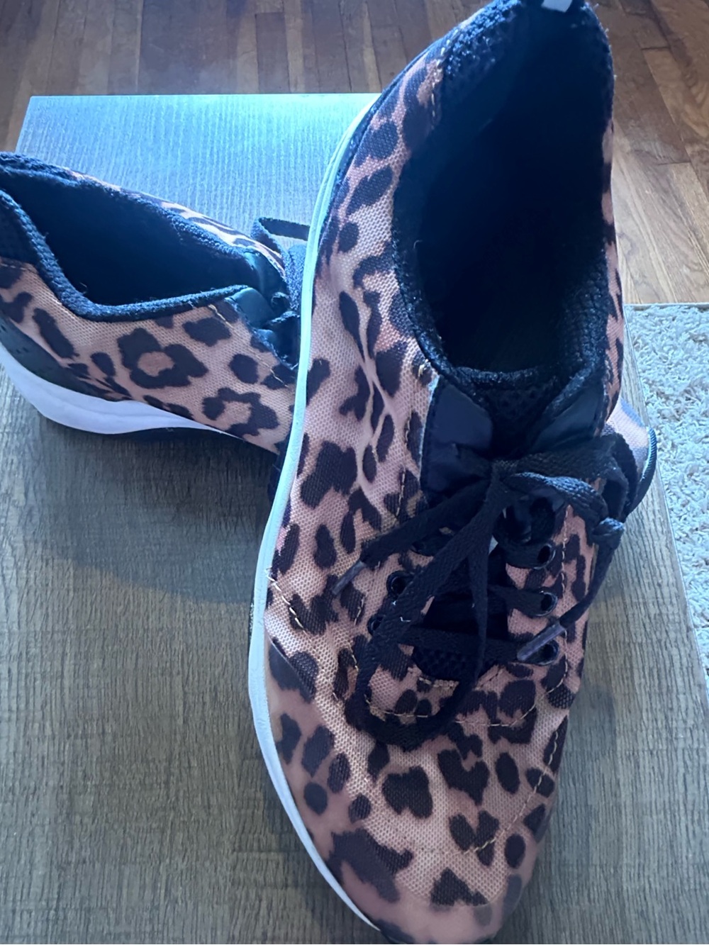 Vionic Leopard Print Athletic Sneakers - Picture 9 of 10